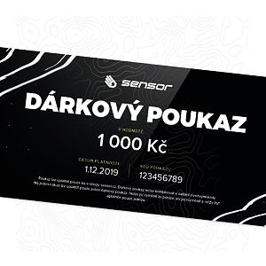 Dárkový poukaz na 1 000 Kč