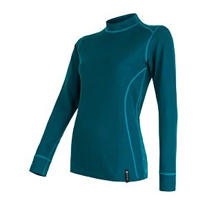 SENSOR DOUBLE FACE tricou dama maneca lunga safir