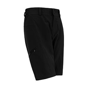 SENSOR HELIUM pantaloni de damă cu căptușeală pentru ciclism scurti largi, negru adevărat