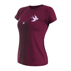 SENSOR COOLMAX TECH SWALLOW tricou damă cu mânecă scurtă violet