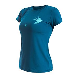 SENSOR COOLMAX TECH SWALLOW tricou dama cu maneca scurta safir