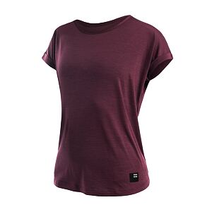 SENSOR MERINO AIR traveller tricou dama cu maneca scurta port rosu