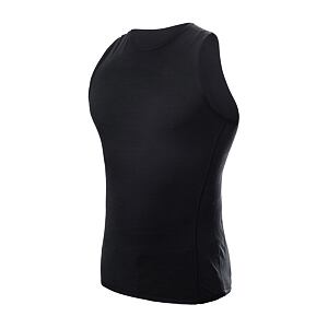 SENSOR MERINO AIR cămașă fără mâneci pentru bărbați, neagră
