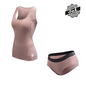 SENSOR SET MERINO AIR dámský bez rukávu + kalhotky