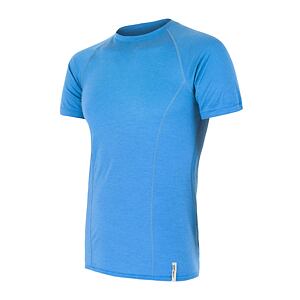 SENSOR MERINO ACTIVE tricou bărbați mânecă scurtă albastru