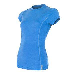 SENSOR MERINO ACTIVE tricou dama cu maneca scurta albastru
