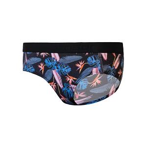 SENSOR MERINO IMPRESS chiloți de damă negri/florali