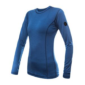 SENSOR MERINO AIR tricou dama cu maneca lunga, albastru inchis