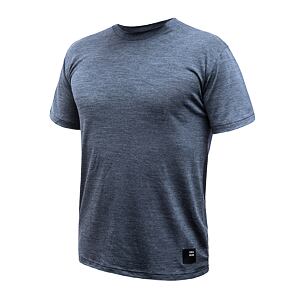 SENSOR MERINO LITE tricou bărbătesc cu mânecă scurtă pete albastru