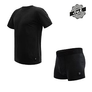 SENSOR SET MERINO CORDURA pánský kr.rukáv + trenky