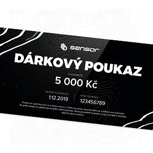 Dárkový poukaz na 5 000 Kč