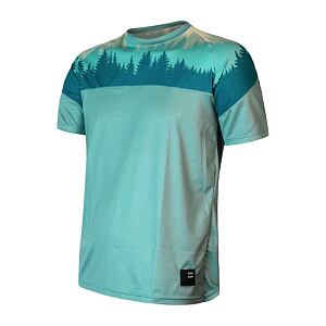 SENSOR COOLMAX IMPRESS tricou bărbați cu mânecă scurtă menta/copaci