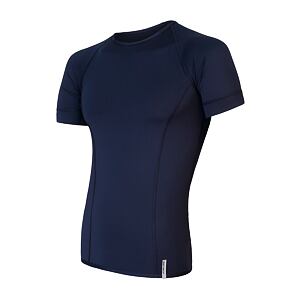 SENSOR COOLMAX TECH tricou bărbătesc cu mânecă scurtă albastru intens