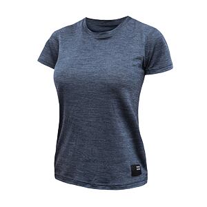 SENSOR MERINO LITE tricou de damă cu mânecă scurtă pete albastru