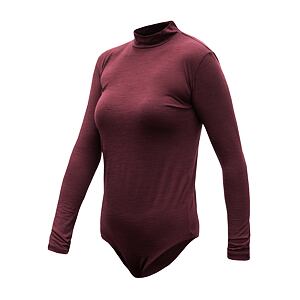 SENSOR MERINO AIR body dama maneci lungi port rosu