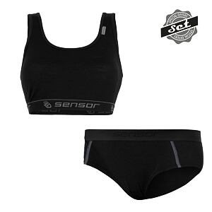 SENSOR SET MERINO ACTIVE sutien + chiloți