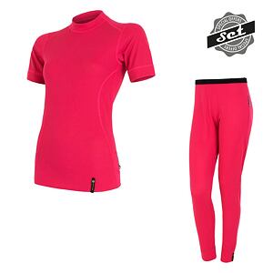 SENSOR SET DOUBLE FACE mânecă scurtă + pantaloni de damă