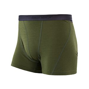 SENSOR MERINO ACTIVE pantaloni scurți pentru bărbați verde safari