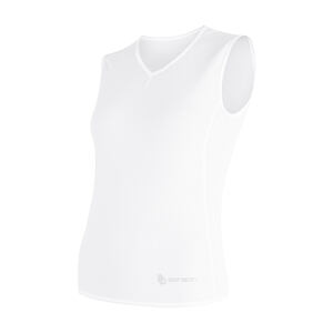 SENSOR COOLMAX AIR tricou alb de damă fără mâneci