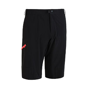 SENSOR CYKLO HELIUM pantaloni scurți largi pentru bărbați negru/roșu