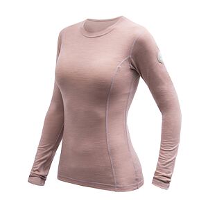 SENSOR MERINO AIR tricou dama maneca lunga roz praf