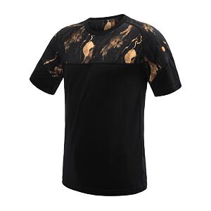 SENSOR MERINO IMPRESS tricou bărbați mânecă scurtă negru/cosmos