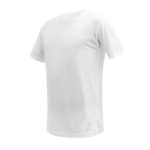 SENSOR MERINO CORDURA tricou barbatesc maneca scurta alb