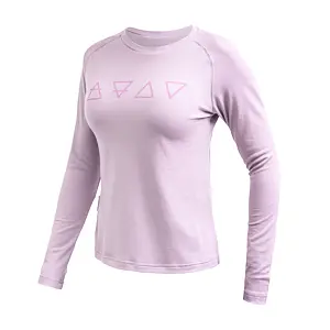SENSOR MERINO BLEND ELEMENTS tricou damă cu mânecă lungă mystic violet