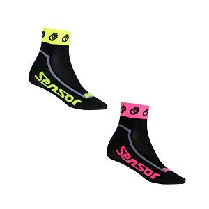 SENSOR SOSETI 2-PACK RACE LITE SMALL HANDS reflex galben-roz - 1/2