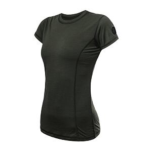 SENSOR MERINO AIR tricou dama cu maneca scurta verde olive