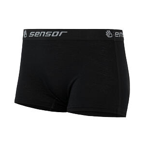 SENSOR MERINO ACTIVE chiloți de damă cu chiloți, negri