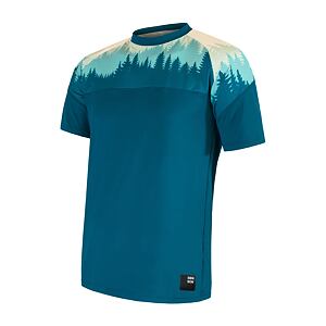 SENSOR COOLMAX IMPRESS tricou cu mânecă scurtă pentru bărbați safir/copaci