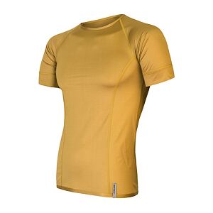 SENSOR COOLMAX TECH tricou bărbați cu mânecă scurtă muștar