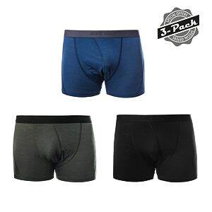 SENSOR MERINO AIR 3-PACK pantaloni scurți bărbați negru/albastru închis/măsliniu