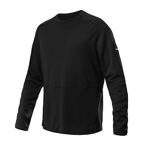 SENSOR MERINO UPPER traveller hanorac pentru bărbați negru