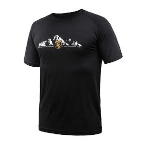 SENSOR MERINO AIR RJ EVEREST tricou barbatesc cu maneca scurta, negru