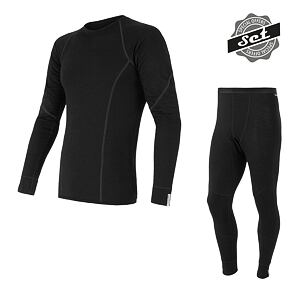 SENSOR SET MERINO ACTIVE mânecă lungă + pantaloni bărbați