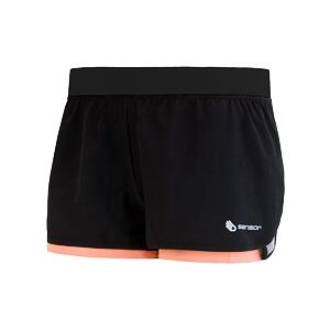 SENSOR TRAIL pantaloni scurți de damă negru/caisă