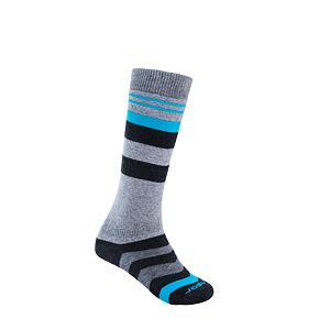 SENSOR SOSETI SLOPE MERINO copii gri/negru/turcoaz