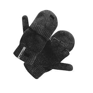 SENSOR MÂNUSĂ VIRGIN WOOL evidențieri gri