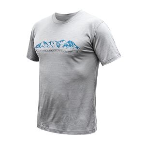 SENSOR MERINO ACTIVE MOUNTAINS tricou barbatesc cu maneca scurta, gri