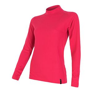 SENSOR DOUBLE FACE tricou dama maneca lunga magenta