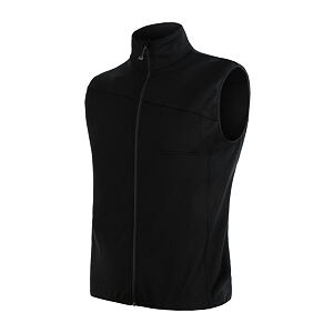 SENSOR MERINO EXTREME vestă bărbătească neagră