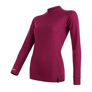 SENSOR DOUBLE FACE tricou dama maneca lunga lilla