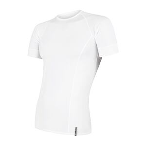 SENSOR COOLMAX TECH tricou bărbătesc cu mânecă scurtă alb
