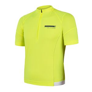 SENSOR CYKLO COOLMAX ENTRY tricou bărbătesc cu mânecă scurtă galben neon