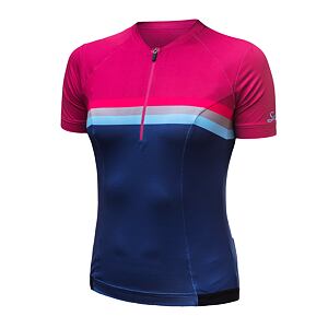 SENSOR CYKLO TOUR tricou dama cu maneca scurta dungi lilla