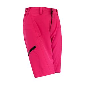 SENSOR HELIUM pantaloni de damă cu căptușeală pentru ciclism scurti largi, roz aprins