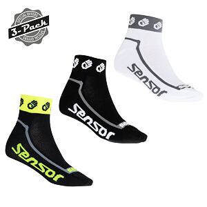 SENSOR SOSETI 3-PACK RACE LITE SMALL HANDS negru, alb, ref. galben