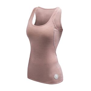 SENSOR MERINO AIR tricou de damă roz praf fără mâneci